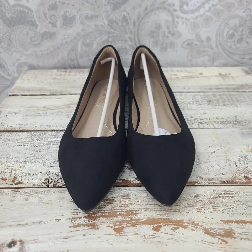 Dream Pairs classic suede flat Size 9 minimalist office career